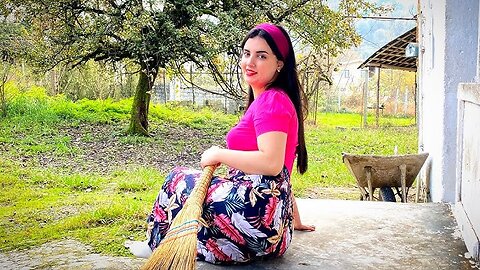 Village life vlog: Cooking food