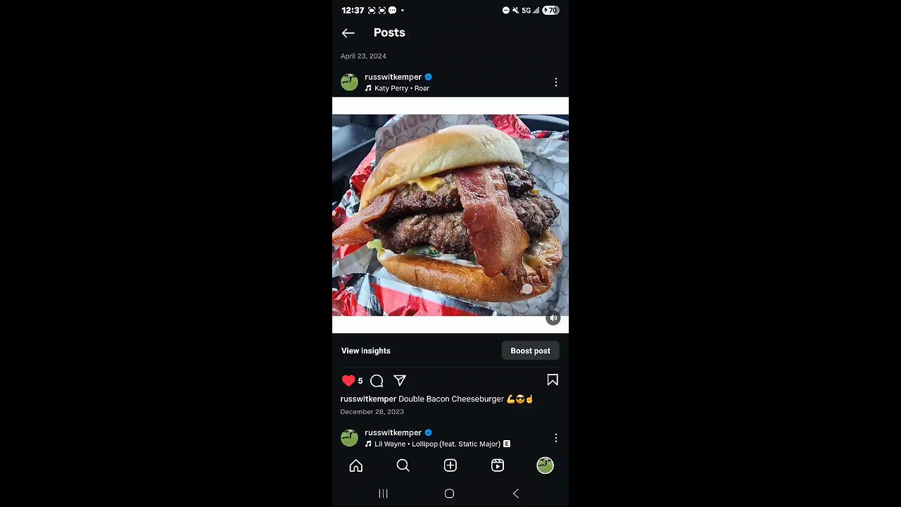BACON CHEESEBURGER 🔥