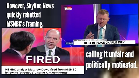 MSNBC & OTHER LEFT WING MEDIA SAYS KIRK DIED BECAUSE OF HATE SPEECH