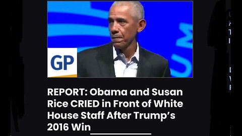 Obama and Susan Rice CRIED in Front of White House Staff After Trump’s 2016 Win