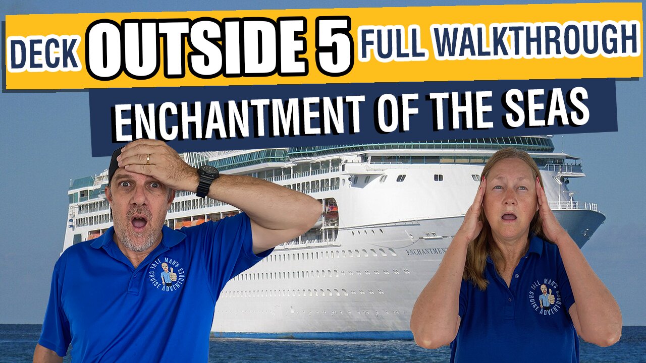 Enchantment of the Seas Deck 5 Outside Spaces Tour | Tall Man’s Cruise Adventures