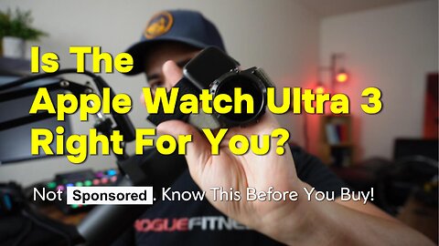 Know this before buying the apple watch Ultra 3. Not Sponsored