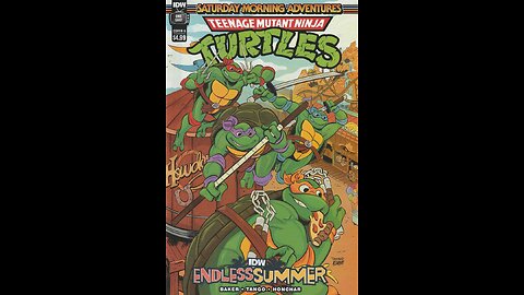 IDW Endless Summer - Teenage Mutant Ninja Turtles -- One-Shot (2023, IDW) Bad Comic Reviews