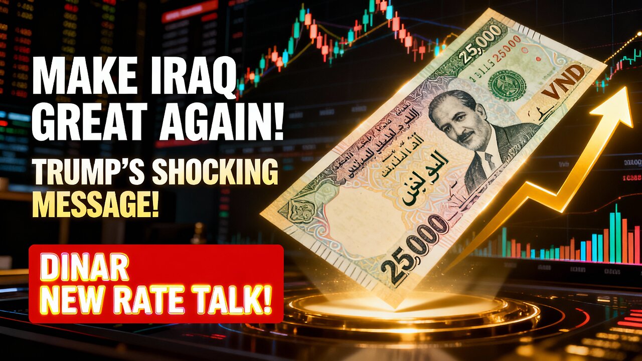 MAKE IRAQ GREAT AGAIN – Trump’s Shocking Message Sparks Iraqi Dinar Talk of a New Rate! 💥 IQD News