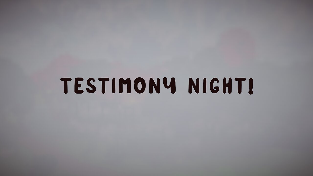 4.24.25 - Apologetics - Testimony Night