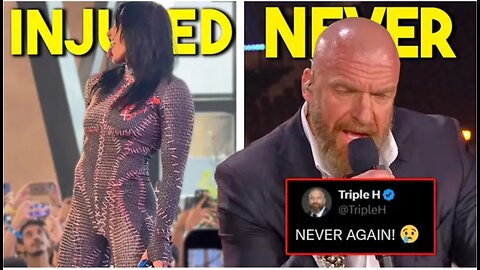 Rhea Ripley INJURED...HHH SAYS NEVER AGAIN... REAL REASON WWE Took