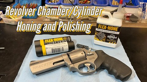 44mag Revolver Chamber Cylinder Honing Polishin, Teslong Borescope Inspection, Flex Hone Brushes
