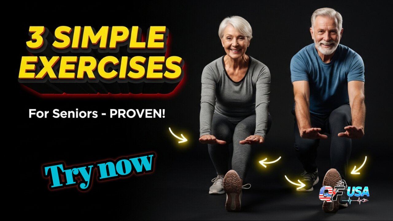 3 Simple Exercises for Seniors || Lower Body Strength