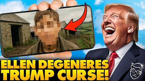 TRUMP CURSE: Ellen UNRECOGNIZABLE After Fleeing America to UK, Forced to Work on FARM, Going BROKE?!