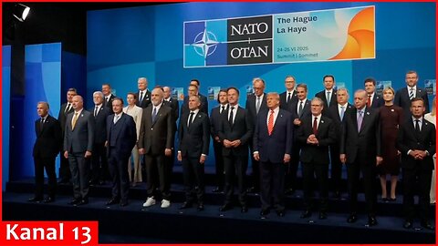 Leaders pose for photograph ahead of NATO summit