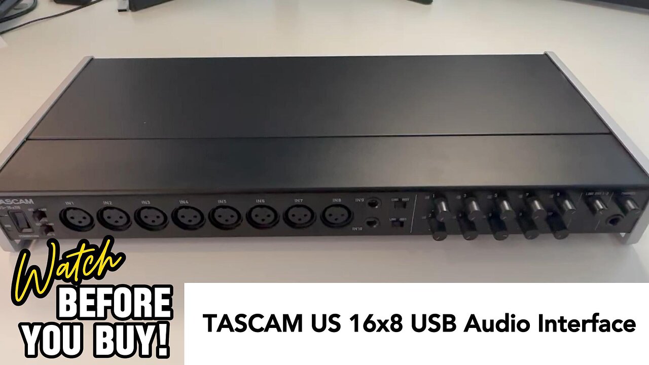 Is the TASCAM US-16x08 the Best USB Audio Interface for Live Gigs?