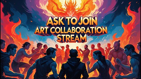 SUNDAY FUNDAY Collaboration Art Stream! - All Types Of Artists Welcome! - Ask To Join