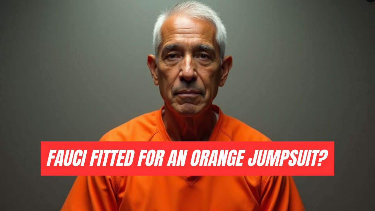 Fauci Fitted for Orange Jump Suit?