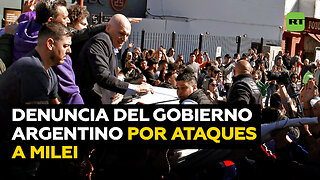 Gobierno de Argentina presenta denuncia por ataques contra Milei