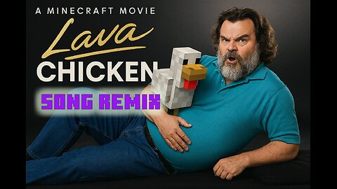 Steve's Lava Chicken Remix - Chicken Jockey | Jack Black | A Minecraft Movie