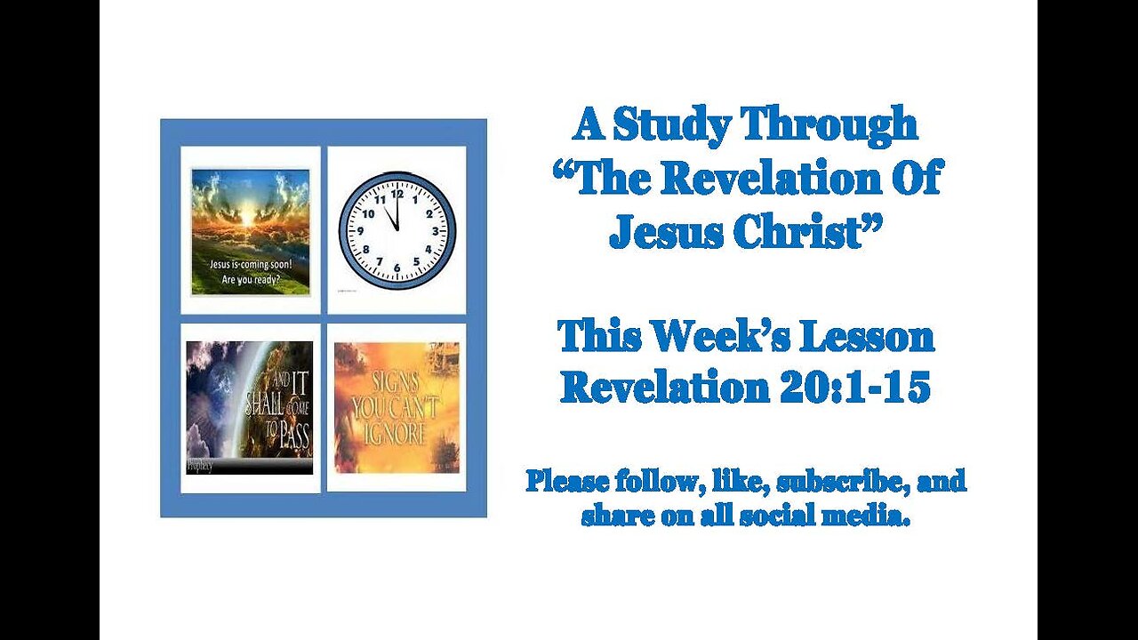 Revelation 20:1-15