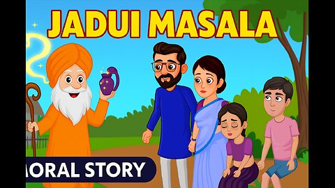 "Jadui Masala 🌟 | एक गरीब परिवार की बदलती किस्मत | Moral Story in Hindi | Animated Kahani"