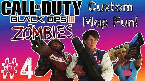 BO3 Custom Zombies! With Friends! EP#4 - Halloween at Skyview Mall