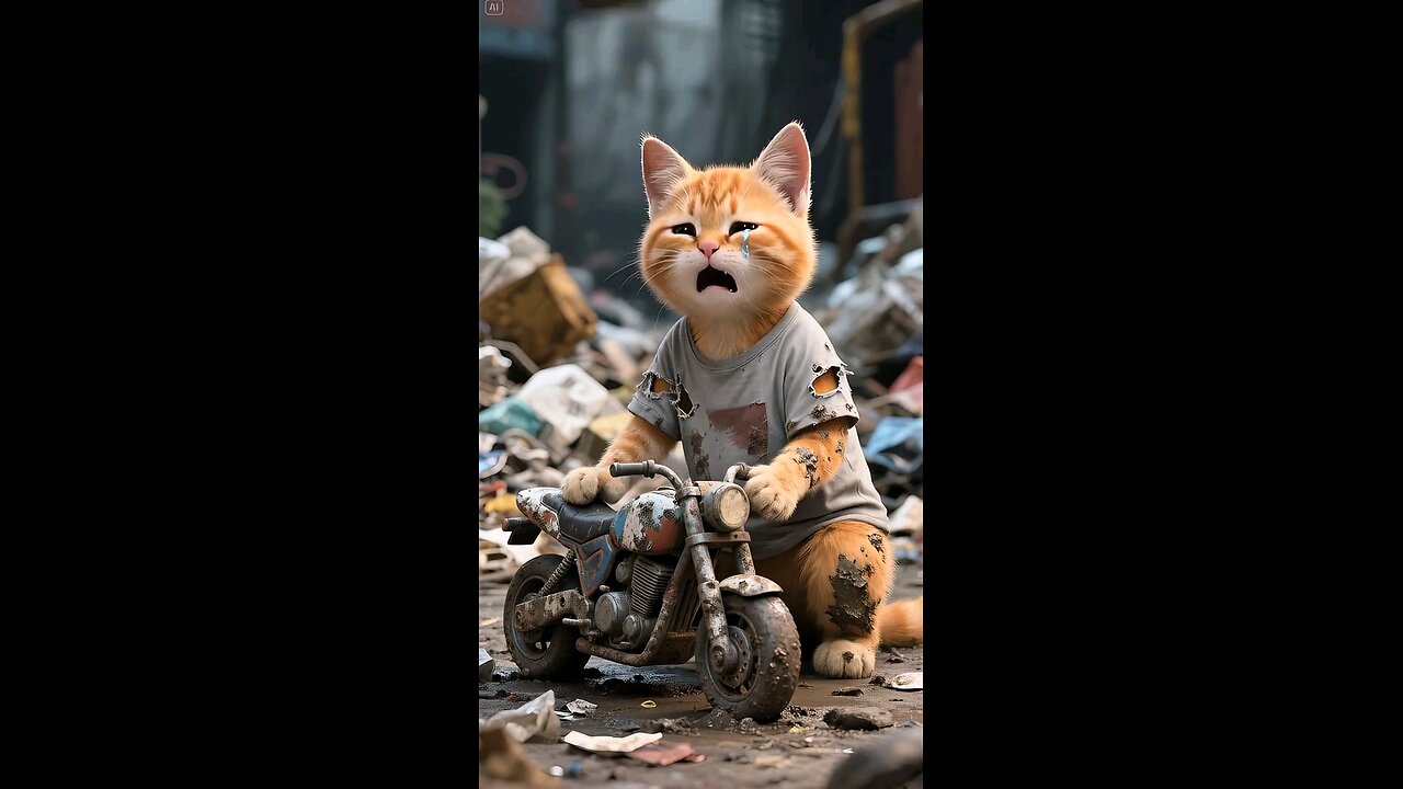 poor cat 💦❤️