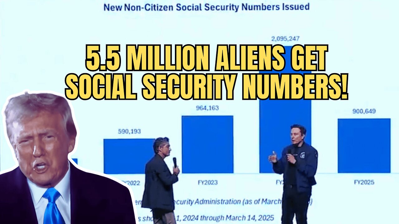 5.5 Million NON-CITIZENS Get SOCIAL SECURITY Numbers! Trump Issues ELECTION INTEGRITY Order!