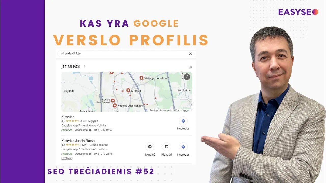Kas yra GBP (Google Verslo Profilis) → SEO Trečiadienis #52