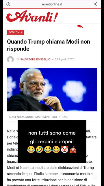 la notizia del giorno