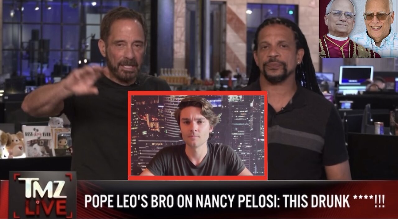 Discussing Pope Leo XIV’s brother's controversial FaceBook repost about Nancy Pelosi on TMZ Live