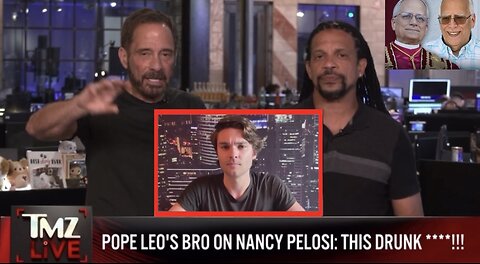 Discussing Pope Leo XIV’s brother's controversial FaceBook repost about Nancy Pelosi on TMZ Live