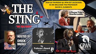 The Sting Podcast w/ David K. Clements Thursday night at 9pm EDT