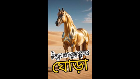 পৃথিবীর সবচেয়ে সুন্দর ঘোড়া 🐎 #beautifulhorse #foryou