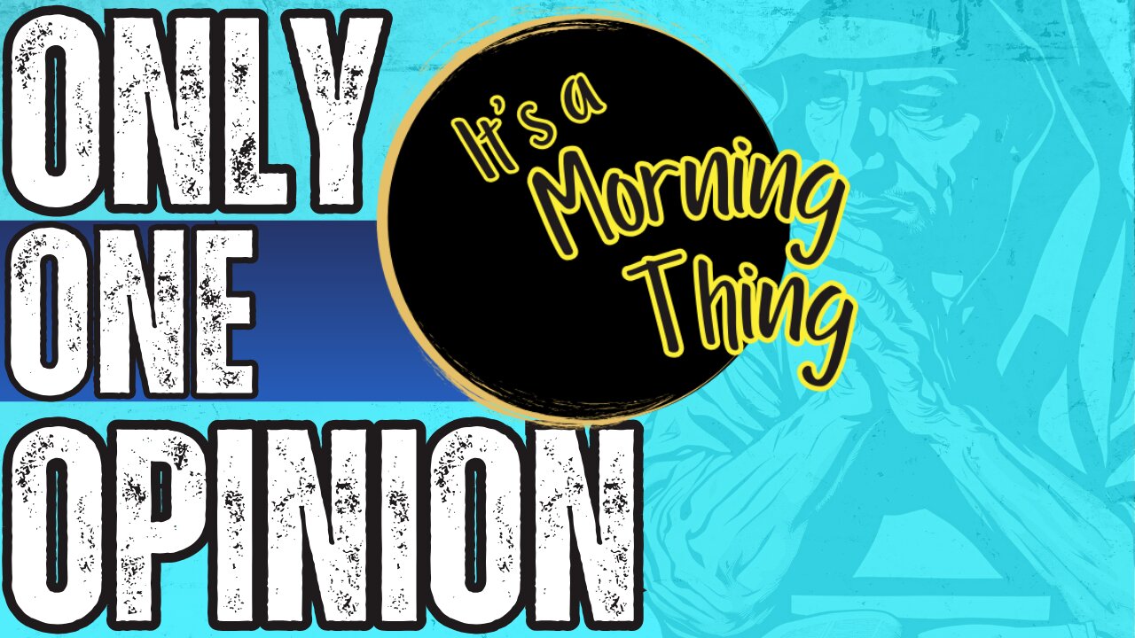Only One Opinion... The New Morning Norm: It's a Morning Thing