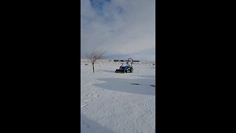 Snow on a very chilly morning