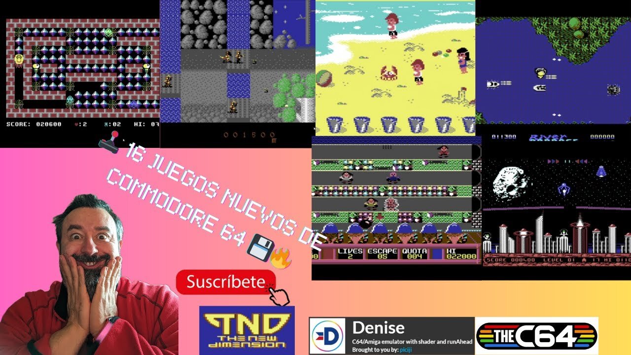 🔥16 Juegos Homebrew de C64: Probando las Joyas de Richard of TND 🎮🕹️