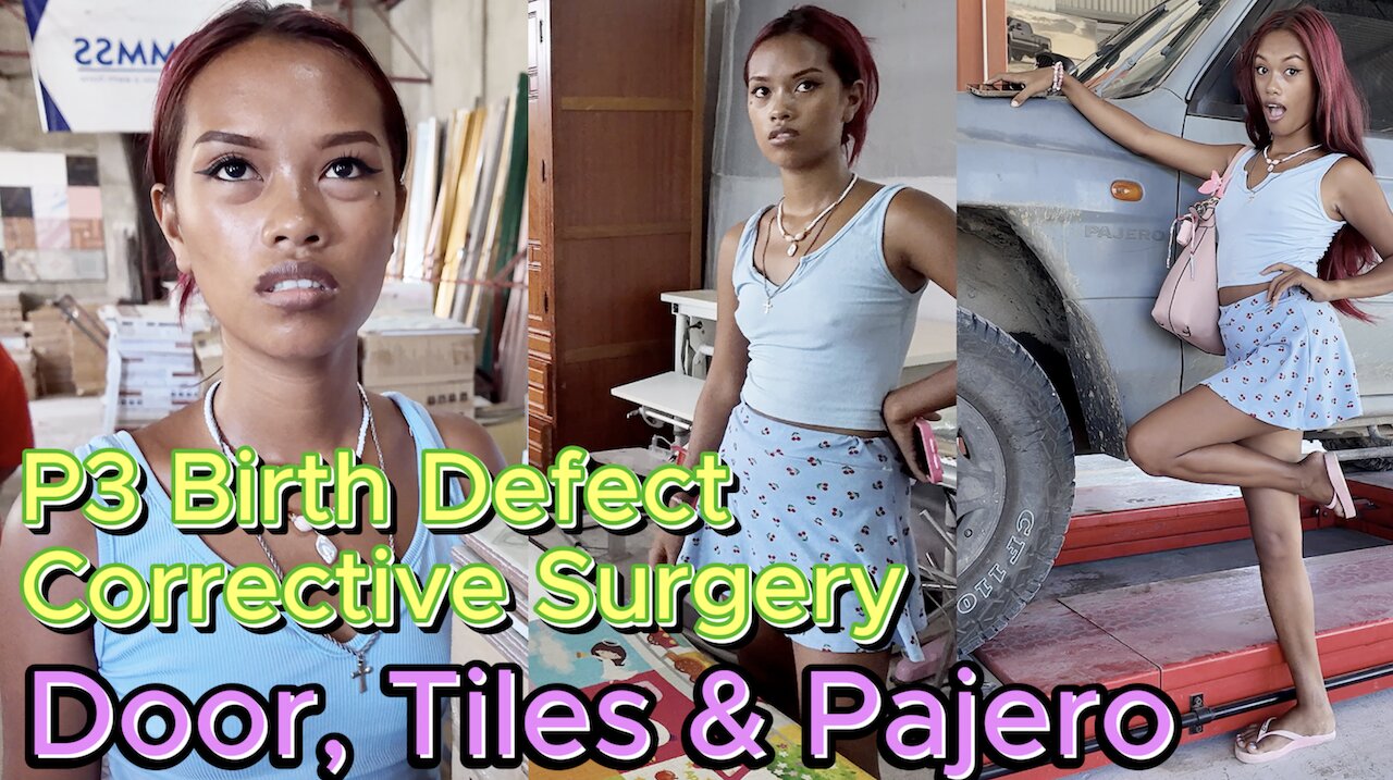 🇵🇭Filipina Birth Defect Corrective Surgery, Pajero & Tiles OFF GRID ISLAND FAMILY PHILIPPINES LIVING