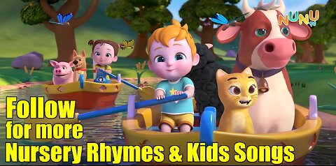 Row Row Row Your Boat + More Nursery Rhymes & Kids Songs