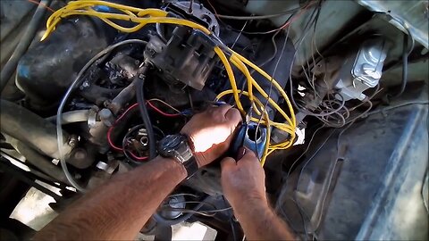 Distributor to coil wire