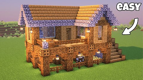 Minecraft: Easy Survival House Tutorial!