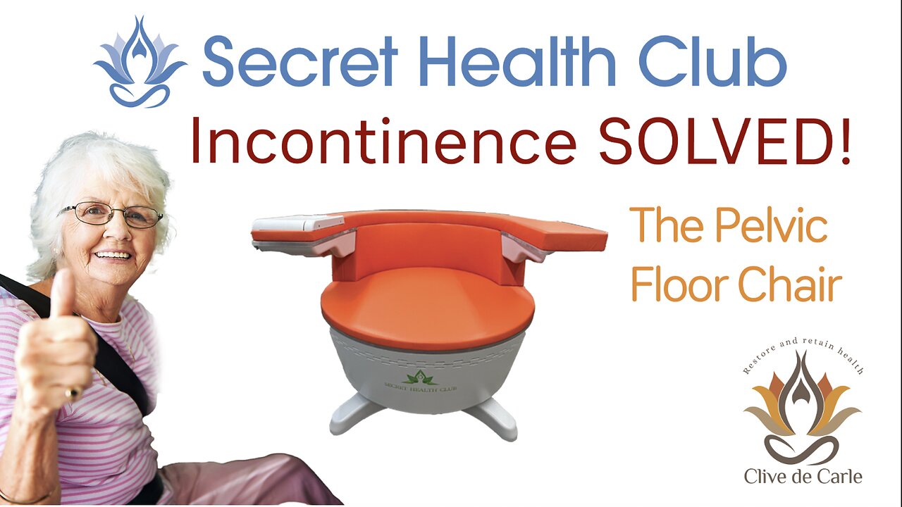 Incontinence REMEDY! Testimonial of instant results using the Pelvic Floor chair