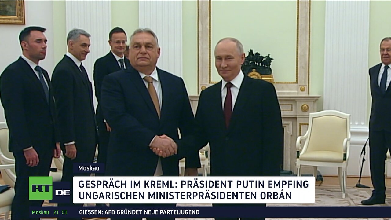 Viktor Orbán in Moskau: Putin hebt enge bilaterale Beziehungen hervor