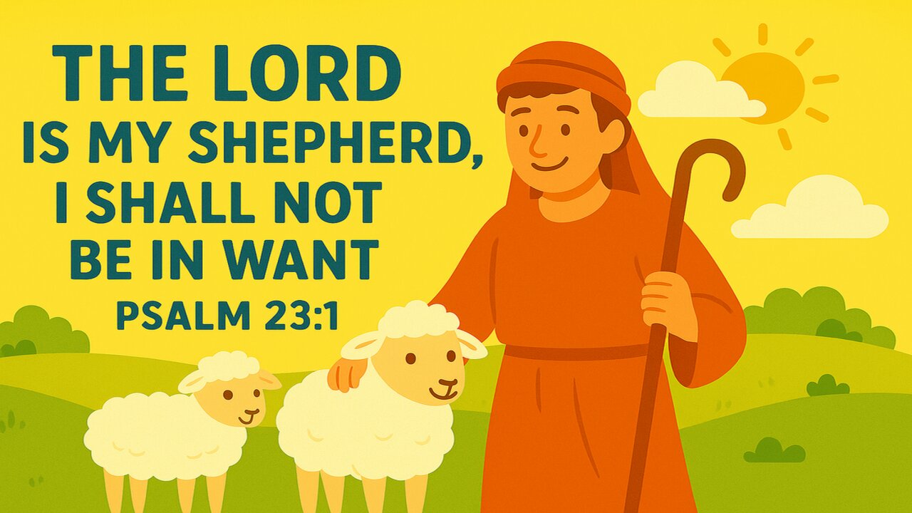 Shepherd Psalm 23:1 You're my shepherd