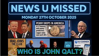 NEWS U MISSED WITH DREW DEMI MONDAY 27TH OCTOBER 2025 WHO IS JOHN QALT?