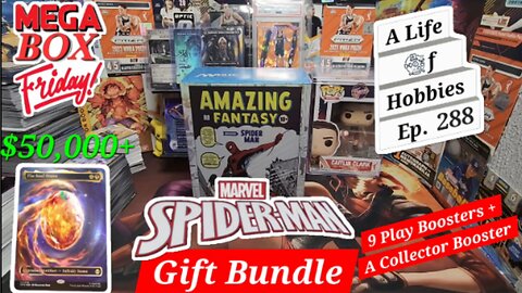 Mega Box Friday Ft MTG Spider-Man Gift Bundle e288