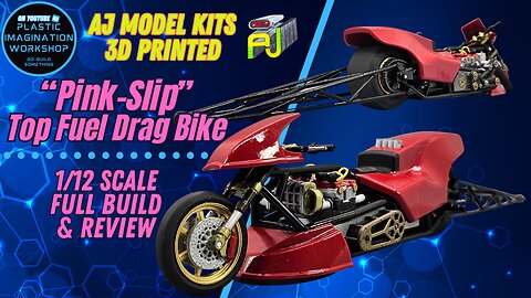 Full Throttle Build! AJ Model Kits Pink-Slip Top Fuel Drag Bike