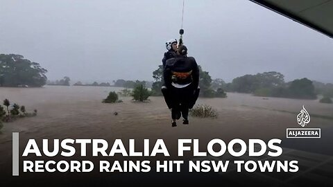 Australia floods turn NSW into disaster zone as extreme weather displaces thousands