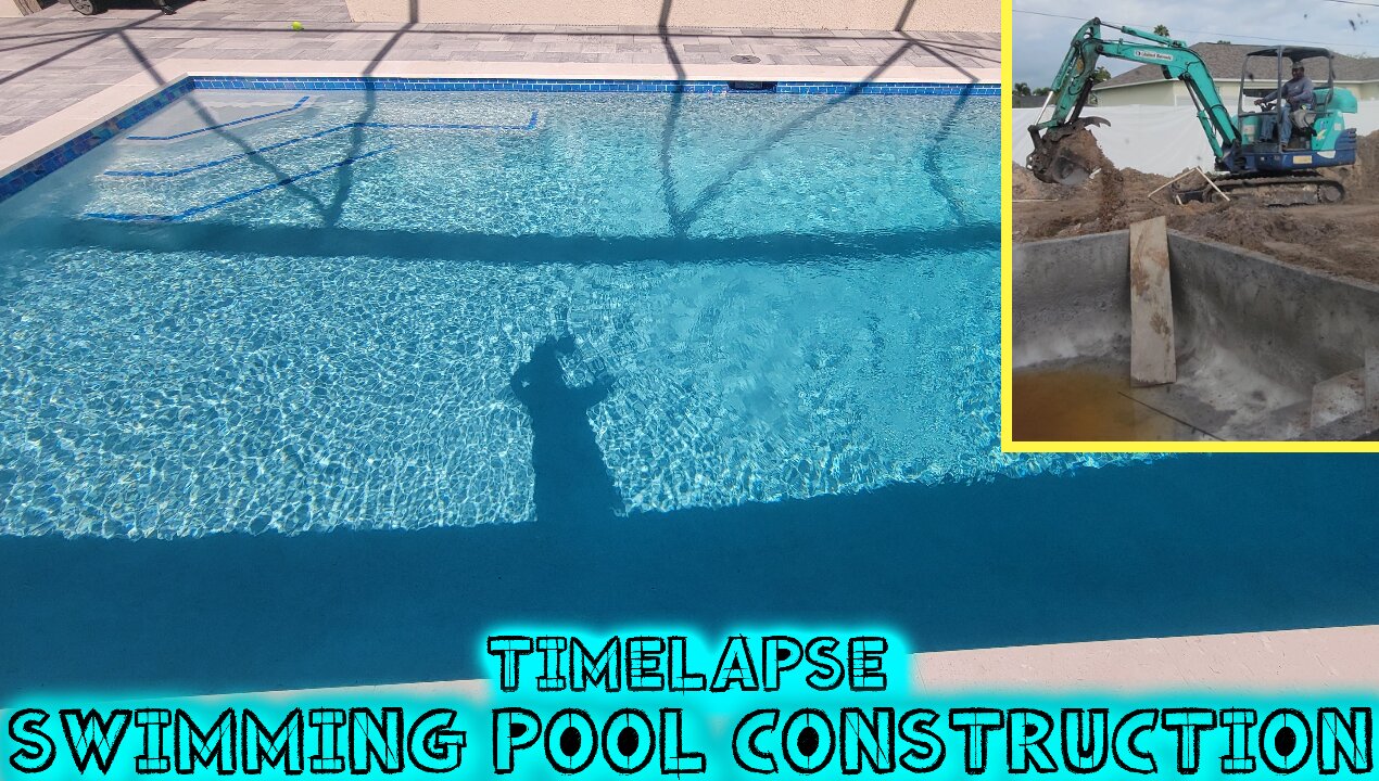 Swimming Pool Construction FULL Time-Lapse