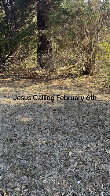 Jesus Calling February 6th!