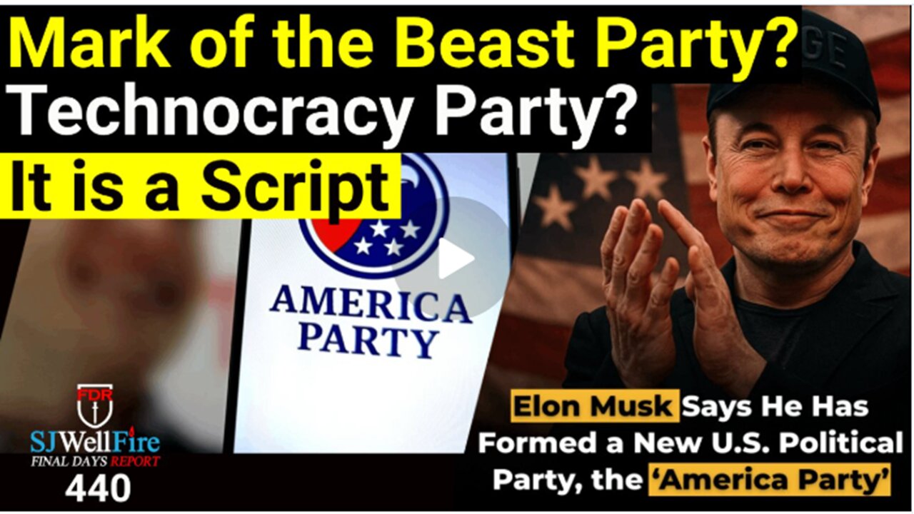 Elon Musk’s New Great Reset | Technocracy- Mark of The Beast Party!