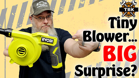 Ryobi USB Lithium Blower Inflator Deflator – Unboxing, Specs & Blower Test!