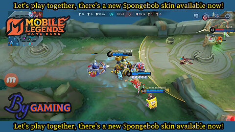 Let's play together, there's a new Spongebob skin available now!