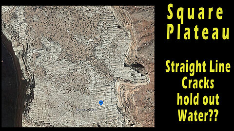 When do Cracks hold out Water?? Square Plateau in Utah